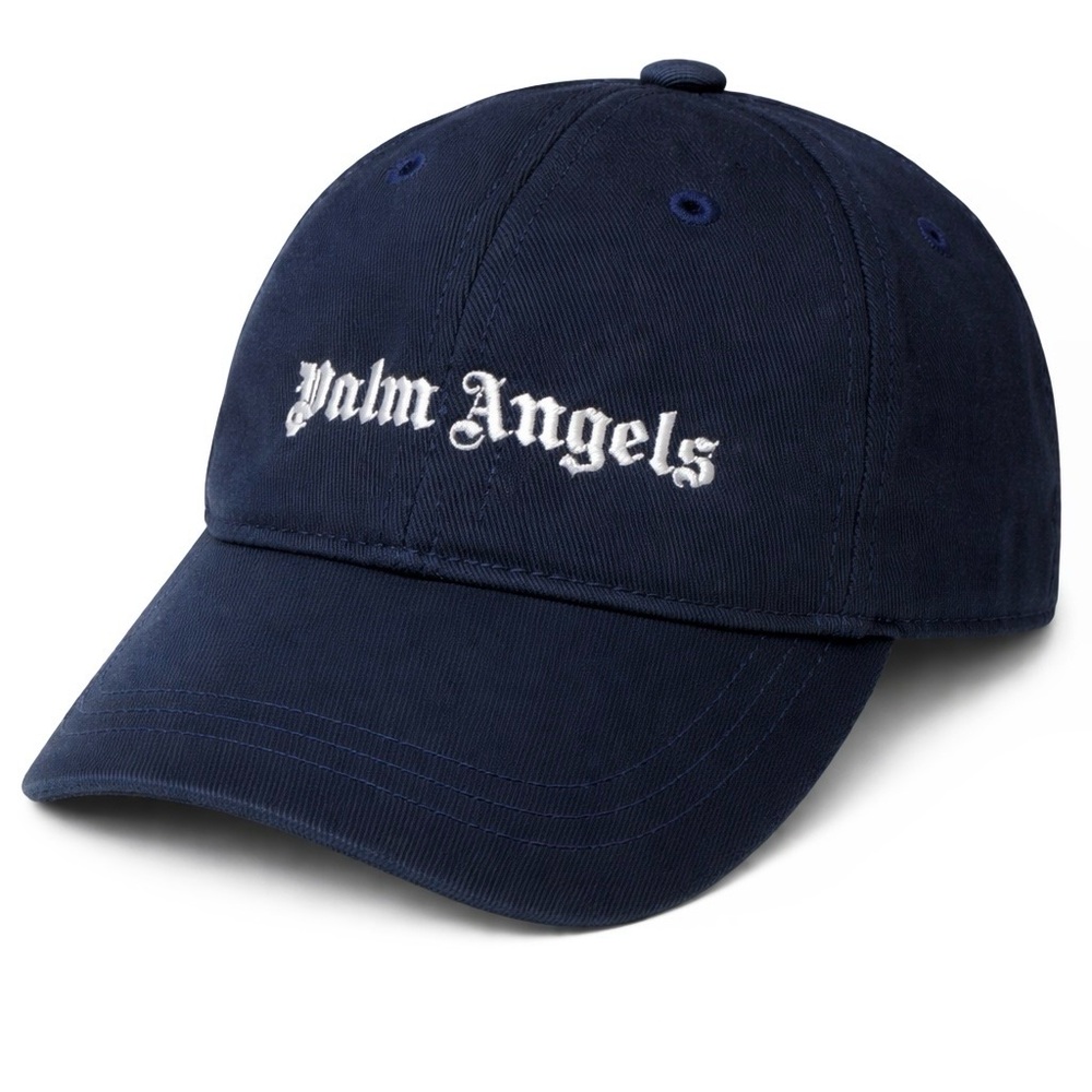Palm Angels Kids Baseball Cap Navy 5T - Picture 2 of 5
